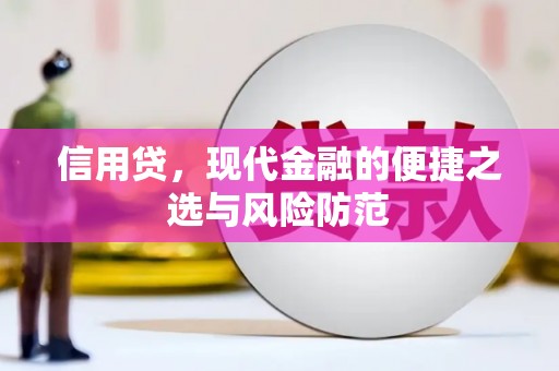 大兴信用贷，现代金融的便捷之选与风险防范