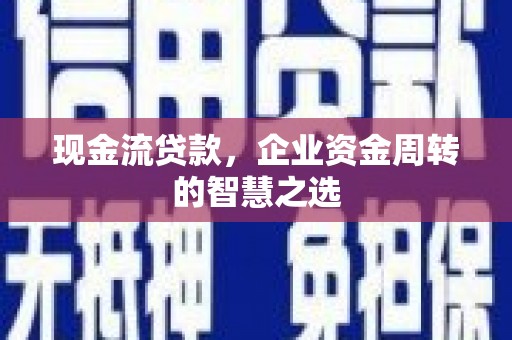 大兴现金流贷款，企业资金周转的智慧之选